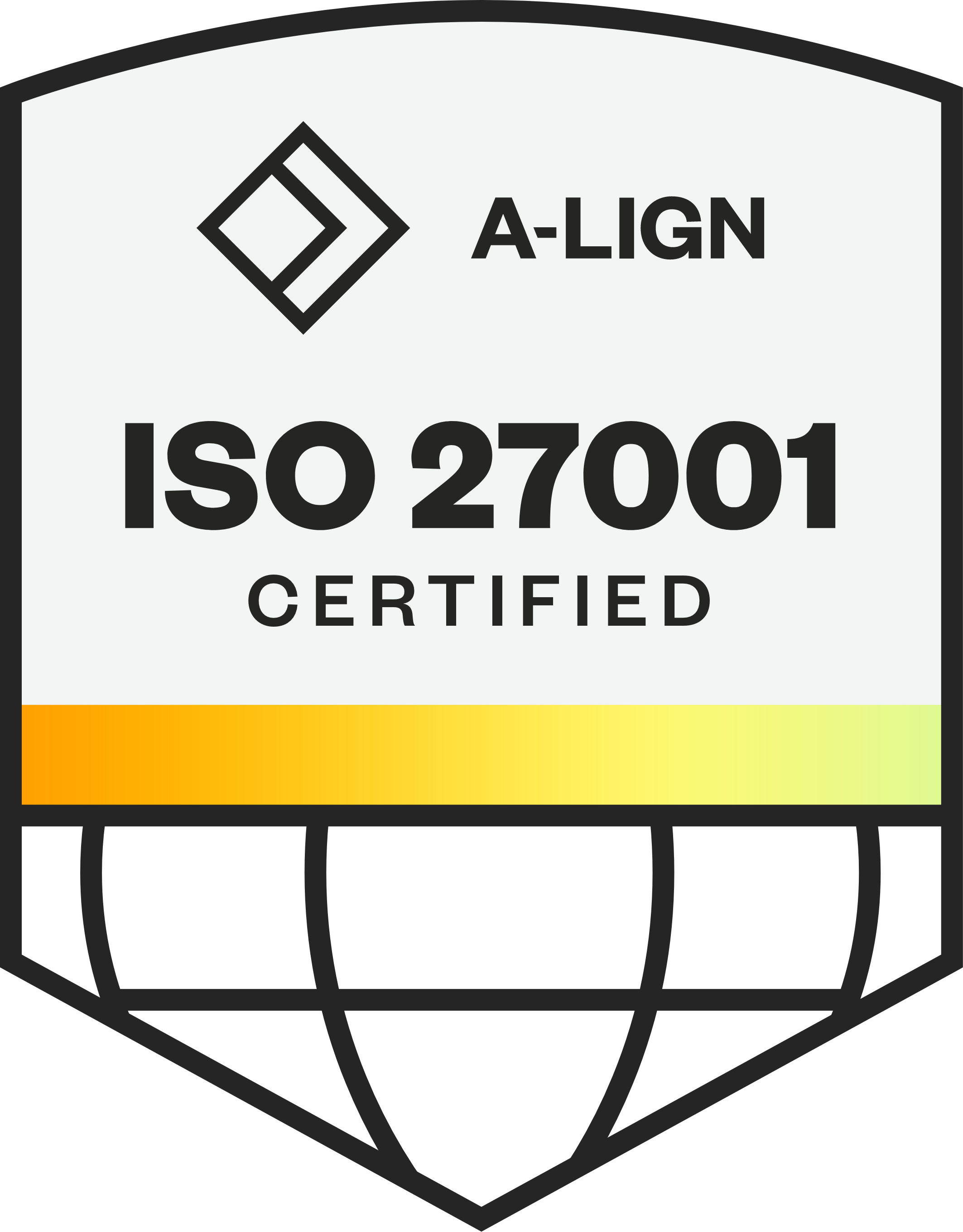 A-LIGN ISO-27001 certified